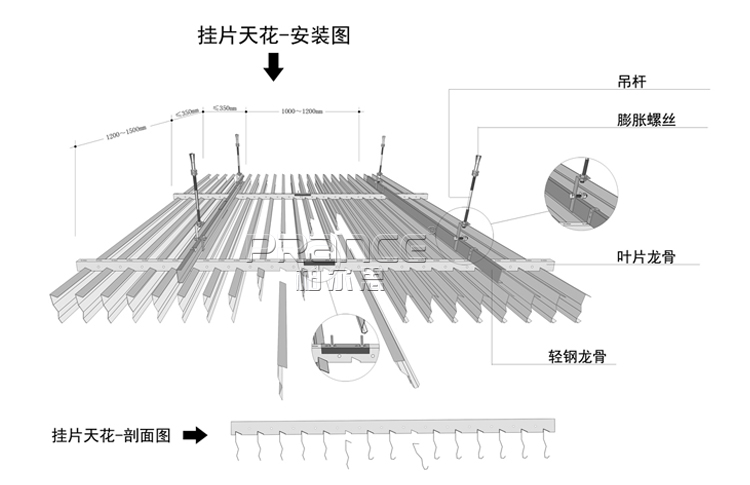 鋁掛片天花