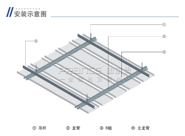 B型條扣吊頂